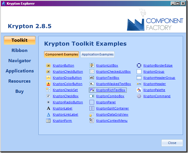 krypton toolkit windows 8